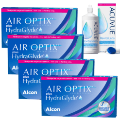 air optix plus hydraglyde 4 kutu lens
