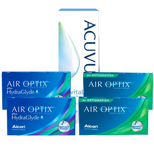 air optix hydraglyde+air optix for astigmatism