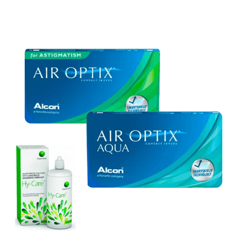 air optix aqua + air optix for astigmatism lens