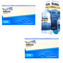 Soflens 59 2 Kutu + 360 ml Renu Advanced