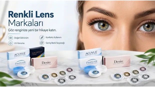 Renkli Kontakt Lens Çeşitleri ve Markaları